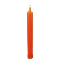 12 Bougies classiques (boite) - BCL : Orange (H20x∅2cm)
