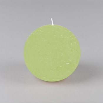 Ancien prix 7,50€ - BBR - Ø10 cm - Bougie boule vert pâle