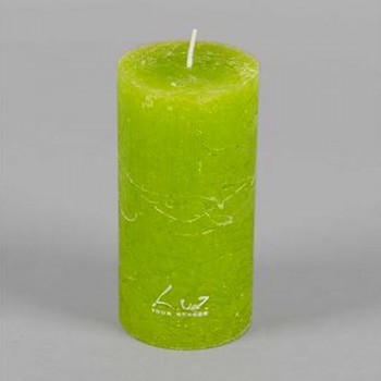 Ancien prix 56,40€ - 12 bougies BCYM-R : Vert  (H12 x Ø6cm) - Ancien prix 56,40€ (4,70€ x 12)